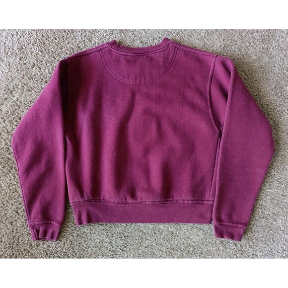 Vintage Oxford University Sweatshirt Kids Medium Burgundy Embroidered - Picture 3 of 5